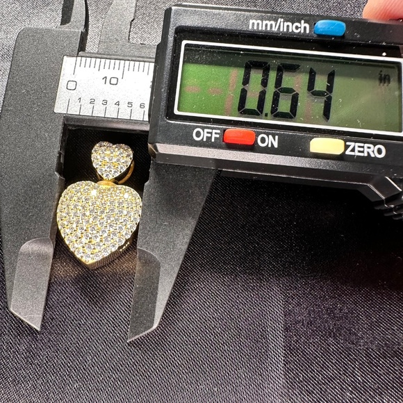 VVS Diamond Heart Urn Necklace, Cremation jewelry, 14k Gold Vermeil Ash Holder - Picture 2 of 5